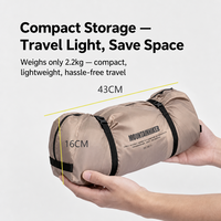 Lit de camping pliable léger en tissu Oxford pour une personne, une chambre, trois saisons