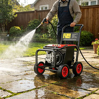 Nettoyeur haute pression à eau froide T28A 2600Psi 220V, portable pour le nettoyage des surfaces extérieures, des voitures, des bateaux et de la maison