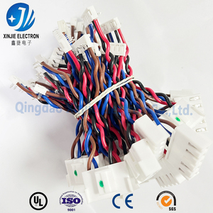 Dây cáp kết nối tín hiệu điện tử, dây dẫn xoắn đa màu 4 lõi, đầu nối XH2.54 tùy chỉnh theo nhà máy, cách điện PVC - Product Image 2