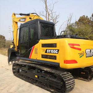Mini-excavatrice d'occasion Sany SY 155c de 15,5 tonnes de haute qualité, avec moteur, boîte de vitesses et pompe – Testée et inspectée, à vendre - Product Image 3