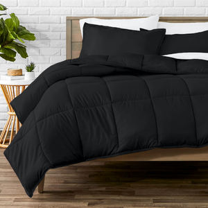 シンプルスタイル3点セット ポリエステル詰め物掛け布団セット 低刺激性ソフト寝具セット、洗濯機洗い可能、カスタムロゴ入り - Product Image 1