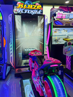 Simulateur de course de moto, jeu d'arcade moto, machine de course à monnayeur, jeu de course de moto dynamique, simulateur de course d'arcade