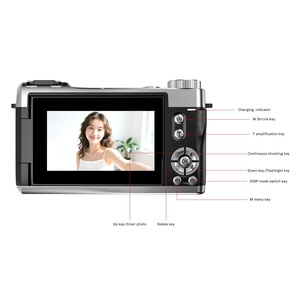 <span class=keywords><strong>Appareil</strong></span> <span class=keywords><strong>photo</strong></span> numérique compact 4K 30FPS à zoom 18x autofocus 64MP à vente chaude, anti-vibration, pour vlog et photographie, écran IPS 3,0 pouces - Product Image 6