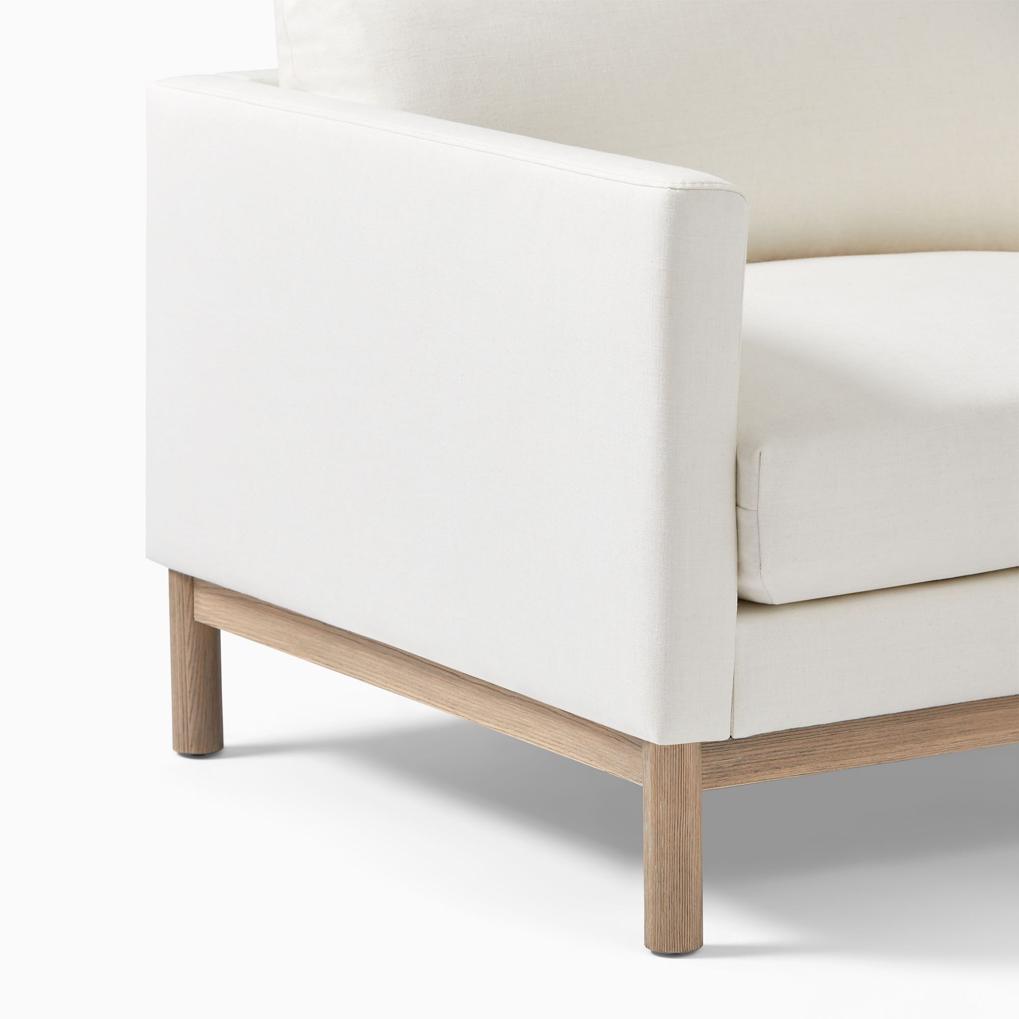 Luxury relax leisure home furniture modern armchair single sofa living room chair with wood base