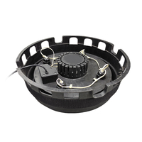 Ventilateur centrifuge publicitaire silencieux de 46 cm avec base électronique pour danseur d'air gonflable