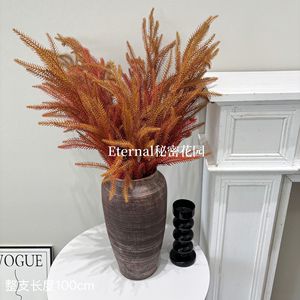 Branches de pin artificielles Secret Garden, 100 cm, vertes, en plastique, décoration intérieure pour la maison et les mariages - Product Image 3