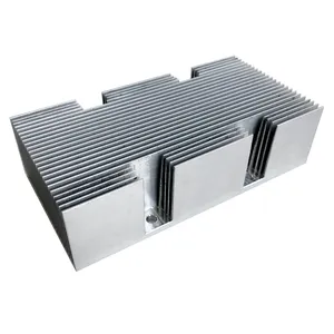 Disipador de calor personalizado de aluminio CNC disipador de calor fresado 64(W)* 34(H)* 125 (L)mm