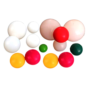 Billes en caoutchouc de silicone solide 25MM 30MM 35MM 40MM 45MM 55MM 60MM 65MM 70MM pour le nettoyage de machines industrielles - Product Image 2
