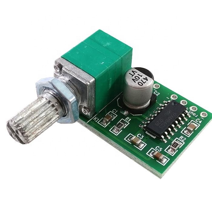 Mini PAM8403 DC 5V Audio Amplifier 2 Channel USB Digital Amplifier Board Module 2 * 3W with Switch Potentiometer