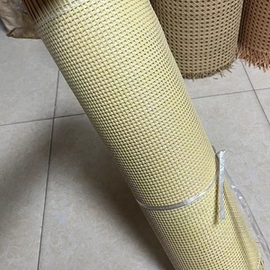 Rattan artificiel en polyéthylène, maille de 1/2 pouce, cannage en PE, cannage en plastique, rouleau de cannage en rattan, mobilier d'extérieur en rattan - Product Image 5