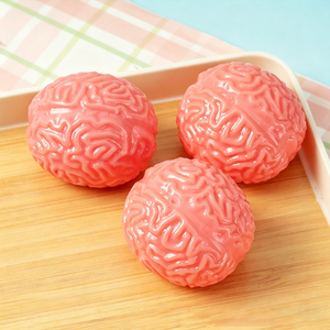 Most Popular TPR Halloween Brain Water Ball <b>Squishy</b> Stress Balls Flour Filling Slow Return Squeeze Stress Relieve Toys for Kids - Product Image 4