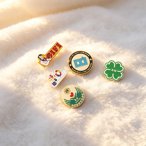 Custom Zinc Alloy Pin <b>Brooch</b> Badge Logo Crystal Pearl Jewelry for <b>Men</b> Women Gift Anniversary Holiday Suit Shirt Hat Bag Low MOQ - Product Image 3