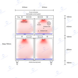 Longermay Vet Clinic ha utilizzato ICU veterinaria cane e gabbia per gatti banca gabbia modulare banche - Product Image 6
