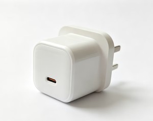 อะแดปเตอร์ชาร์จไฟแบบติดผนัง 35W ช่องเสียบ Type C แบบเดี่ยว ปลั๊กแบบ UK รองรับ PD PPS ชาร์จเร็ว สำหรับโทรศัพท์และแท็บเล็ต สีขาว - Product Image 6