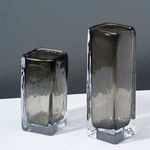 Jarrón de Vidrio Artístico Soplado a Mano, Decoración Moderna de Lujo para el Hogar, Centros de Mesa, Jarrones de Vidrio Grueso, Pesado y de Color Sólido de Alta Gama - Product Image 4