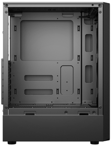 Gabinete <span class=keywords><strong>de</strong></span> PC para juegos LY Custom Glass Mid Tower con panel lateral <span class=keywords><strong>de</strong></span> vidrio templado y panel frontal <span class=keywords><strong>de</strong></span> malla <span class=keywords><strong>de</strong></span> vidrio, compatible con placas base Micro ATX. - Product Image 4