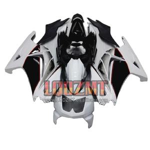 Kit d'injection pour KAWASAKI noir blanc <span class=keywords><strong>NINJA</strong></span> ZX <span class=keywords><strong>250</strong></span> <span class=keywords><strong>R</strong></span> 250R ZX250R 08 09 10 11 12 26No.2 EX250R 2008 2009 2010 <span class=keywords><strong>2011</strong></span> 2012 Carénage - Product Image 1