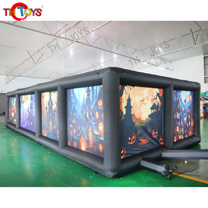 9mX3m pour les enfants jouant à cache-cache horreur événements de fête commerciaux gonflables 2024 nouveau design maison hantée <span class=keywords><strong>labyrinthe</strong></span> d'halloween - Product Image 4
