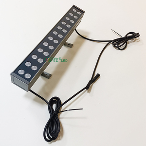 Projecteur mural <span class=keywords><strong>LED</strong></span> Yuanyeled à double rangée et angle étroit, en aluminium, avec <span class=keywords><strong>LED</strong></span> RGBW UV, indice de protection IP67, contrôle DMX512/WiFi pour façade d'hôtel - Product Image 1