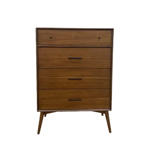 High Quality Exquisite 2-Drawer Nightstand Elevate Your Bedroom with Luxurious Cabinet Design made in vietnam