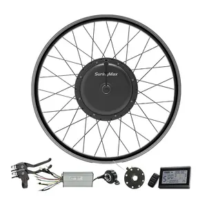 48v 500w 1000w conversion roue arrière de vélo électrique 26 pouces 28 pouces kit de conversion de vélo électrique 1500w kit de moteur de moyeu