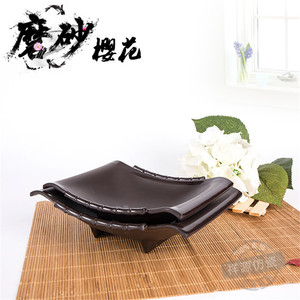 Xiangyuan Imitation Porcelain Rectangular Dish <b>Black</b> Frosted Melamine <b>Plate</b> Hotel Food Use - Product Image 5