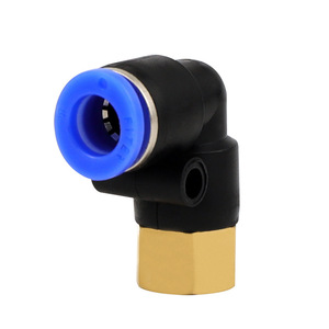 Conector Rápido PLF4/6/8/10/12, Codo de 90 Grados con Rosca Interna, Piezas Neumáticas - Product Image 2