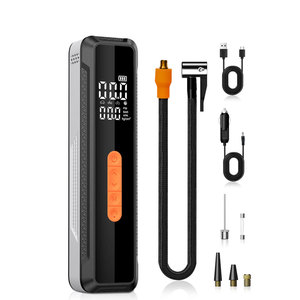 Compresseur d'air portable 12V DC 6000mAh pour gonflage rapide, avec écran LCD et contrôle intelligent, pour voiture, vélo et ballons - Product Image 1