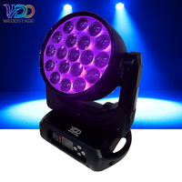 Luz Móvil de Cabeza con Haz de 300W, LED RGBW con Zoom, DMX512, para DJ, Escenarios, Discotecas, Fiestas, Conciertos, Teatro, IP33, 5000K, Ra80, 50000h
