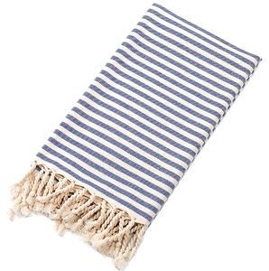 تخفيضات كبيرة على منشفة الشاطئ التركية مهدب قابلة للتخصيص شريط قطن منشفة حمام بألوان أساسية يمكن ارتداؤها وسادة - Product Image 6