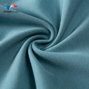 Tissu en tricot Interlock 230gsm 56% Acrylique 28% Modal 9% Viscose 7% Spandex Tissu pour vêtements <span class=keywords><strong>de</strong></span> détente - Product Image 1