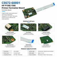 Carte logique PCA CE672-60002 pour imprimante HP LaserJet P1566 1566 – Pièce de rechange pour réparation