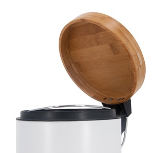 Hotel Household Bamboo Surface Treatment 3L/5L <strong>Small</strong> Waste Bins <strong>Trash</strong> Bin - Product Image 3