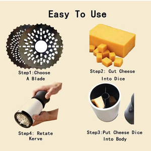 Grattugia per formaggio gadget <span class=keywords><strong>da</strong></span> cucina grattugia per cioccolato burro <span class=keywords><strong>fai</strong></span> <span class=keywords><strong>da</strong></span> <span class=keywords><strong>te</strong></span> mulino per alimenti grattugia per formaggio affettatrice - Product Image 5