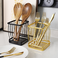 Porte-stylo INS haut de gamme, panier en fer pour vaisselle, support simple pour pinceaux de maquillage, rangement de papeterie de bureau, multifonctionnel, rond/carré
