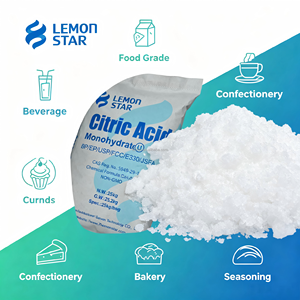 Ácido Cítrico Monohidrato LEMON STAR Original, Soluble en Agua Fría, Acidificante para Jugos con Gas, Concentrado de Frutas Energéticas - Product Image 2