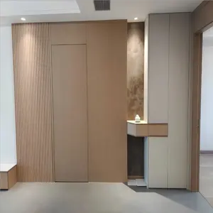 Best Price Wooden Hidden Doors Designs Invisible Door Modern Interior Flush Frameless Door