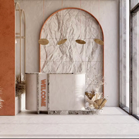 Station de manucure, mobilier de salon de beauté, aménagement complet sur mesure, design intérieur de salon de coiffure, décoration et rénovation de salon de barbier