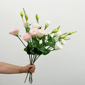 <span class=keywords><strong>Fiori</strong></span> Artificiali di Eustoma a 3 Teste, Stile Nordico, Alta Qualità, per Decorazioni Domestiche, Ispirati alla Lingua <span class=keywords><strong>dei</strong></span> <span class=keywords><strong>Fiori</strong></span> Yang - Product Image 2