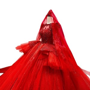 Nouvelle robe de mariée féerique à fleurs tridimensionnelles, robe de soirée pour femme, robe de mariage - Product Image 4