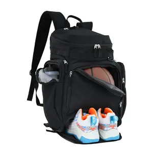 बास्केटबॉल कस्टम बैग बैग बड़े जूता गेंद डिब्बे के साथ फुटबॉल बेसबॉल सॉफ्टबॉल वॉलीबॉल खेल यात्रा जिम बैग अनुसूचित जनजाति