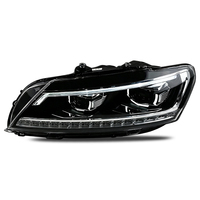 Phare avant JSL pour Passat B7, projecteur LED, lentille de projecteur, 2011-2015, version américaine, DRL avant, accessoires automobiles