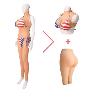 Simulatieprothese Borst Valse Bil Kunstmatige <span class=keywords><strong>Vagina</strong></span> Transgender Bodysuit Siliconen Vrouwelijke Bodysuit Borstvorm - Product Image 5