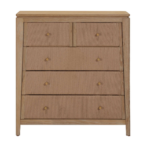 ELYSIUM Brand Tallboy 5 Cajones Nuevo diseño Muebles de dormitorio Servicio OEM Roble/Pino/Acacia Madera maciza Suministro directo - Product Image 4