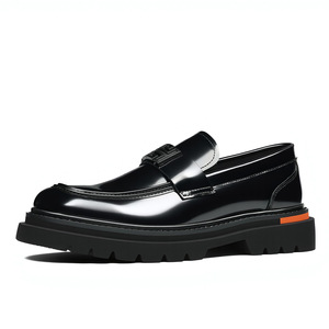 Chaussures en cuir pour hommes, style classique, nouvelle collection 2025, grande taille, 100% cuir véritable, chaussures Oxford pour affaires - Product Image 1