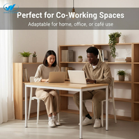Vente directe d'usine en gros Bureau de table portable ergonomique moderne en bois de petite taille pour ordinateur pour l'école