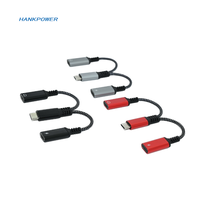 2 en 1 Dual Type-C Audio PD 66W Fast Change Adapter Aux Cable For Mobile Phone Laptop Tablet