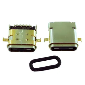 Winpin Ip67 Waterdichte Connector Usb 3.1cf Type C Vrouwelijke Cl0.30mm Cut Board 1.40Mm Rechts Anglel Dip Smt Type