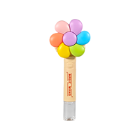 Machine à bulles portable en forme de fleur avec lumières scintillantes, souffleur de bulles rotatif pour les fêtes d'enfants et les jeux en plein air