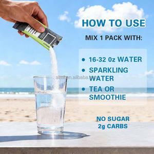 Набор из 12 стиков, 4 вкуса, без сахара, низкоуглеводный, 1000 мг электролитов, 200 мг калия, 60 мг магния, порошковая пищевая добавка - Product Image 4